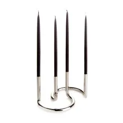 Architectmade Gemini Candle Holder, Stainless Steel