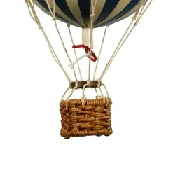 Authentic Models Floating The Skies Air Balloon 13x8.5 Cm, Navy Blue / Ivory -Candleholders Sales authentic models floating the skies air balloon 13x85 cm 32