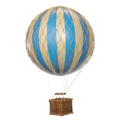 Authentic Models Floating The Skies Air Balloon 13x8.5 Cm, Blue