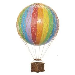 Authentic Models Floating The Skies Air Balloon 13x8.5 Cm, Rainbow