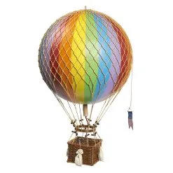 Authentic Models Royal Aero Air Balloon 32x56 Cm, Rainbow