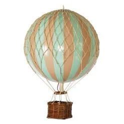Authentic Models Travels Light Air Balloon 18x30 Cm, Mint