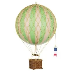 Authentic Models Travels Light Air Balloon 18x30 Cm, True Green