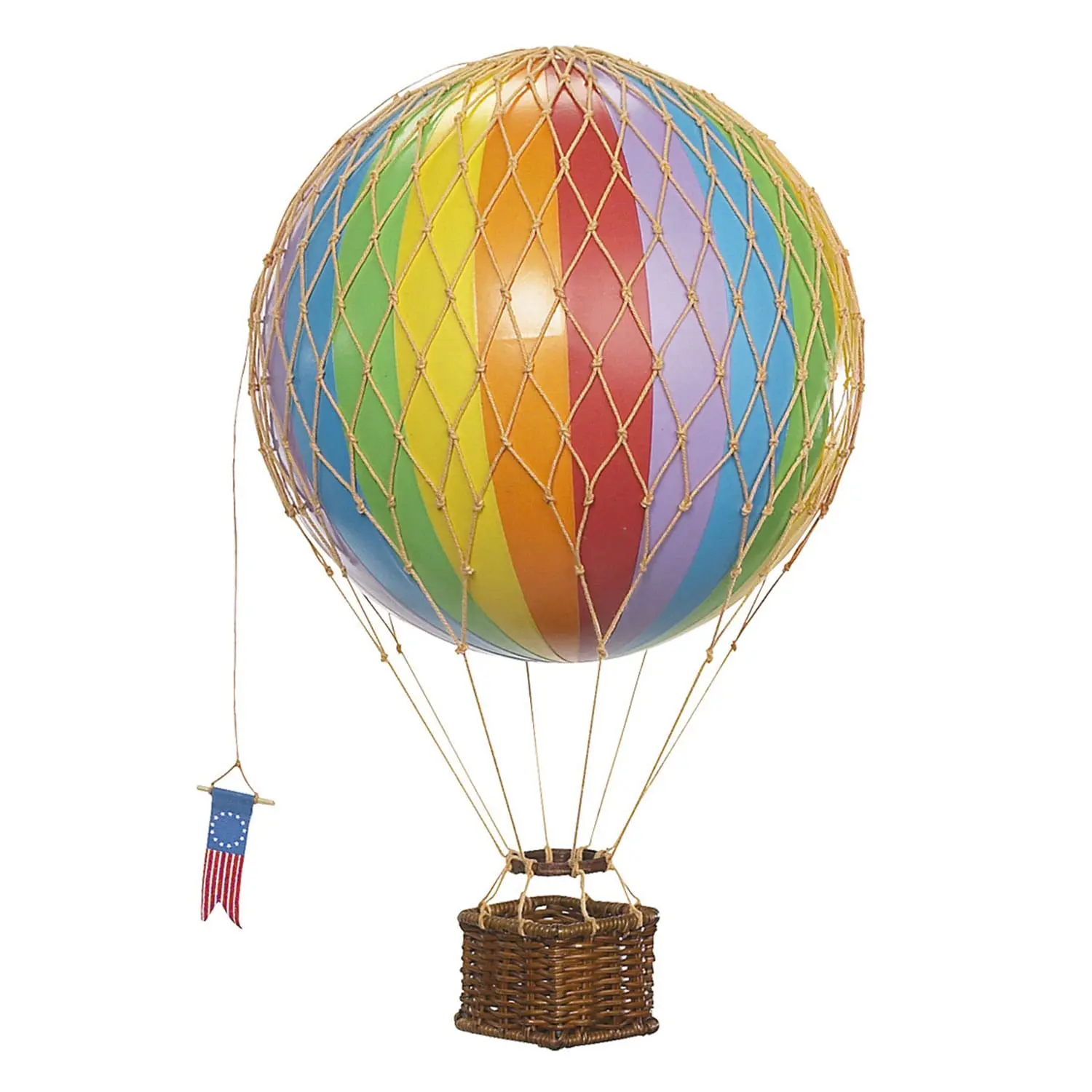 Authentic Models Travels Light Air Balloon 18x30 Cm, Rainbow 3 Authentic Models Travels Light Air Balloon 18x30 Cm, Rainbow