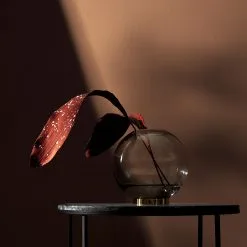 AYTM Globe Vase Ø21 Cm, Black / Brass -Candleholders Sales aytm globe vase black brass 14