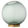 AYTM Globe Vase Ø21 Cm. Forest/Brass 1 AYTM Globe Vase Ø21 Cm. Forest/Brass -Candleholders Sales aytm globe vase forest brass 6