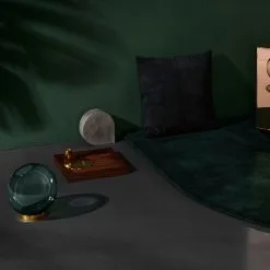 AYTM Globe Vase Ø17 Cm, Forest/Brass 9 AYTM Globe Vase Ø17 Cm, Forest/Brass -Candleholders Sales aytm globe vase forest brass 9