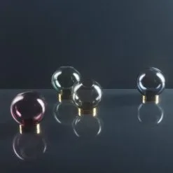 AYTM Globe Vase Ø21 Cm, Rose/Brass -Candleholders Sales aytm globe vase rose brass 14 1