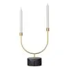 AYTM Grasil Candle Holder, Black/Gold -Candleholders Sales aytm grasil candle holder black gold 0