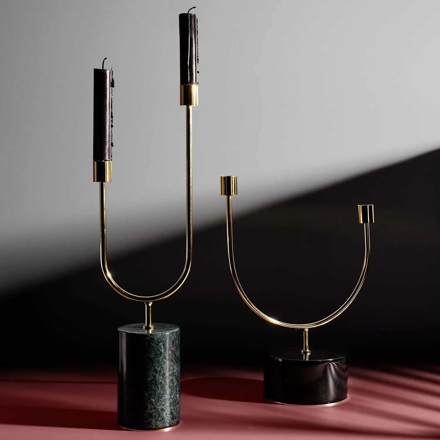 AYTM Grasil Candle Holder, Black/Gold 4 AYTM Grasil Candle Holder, Black/Gold - Image 2