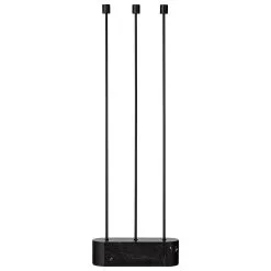 AYTM Grasil Floor Candle Holder, Black/Black