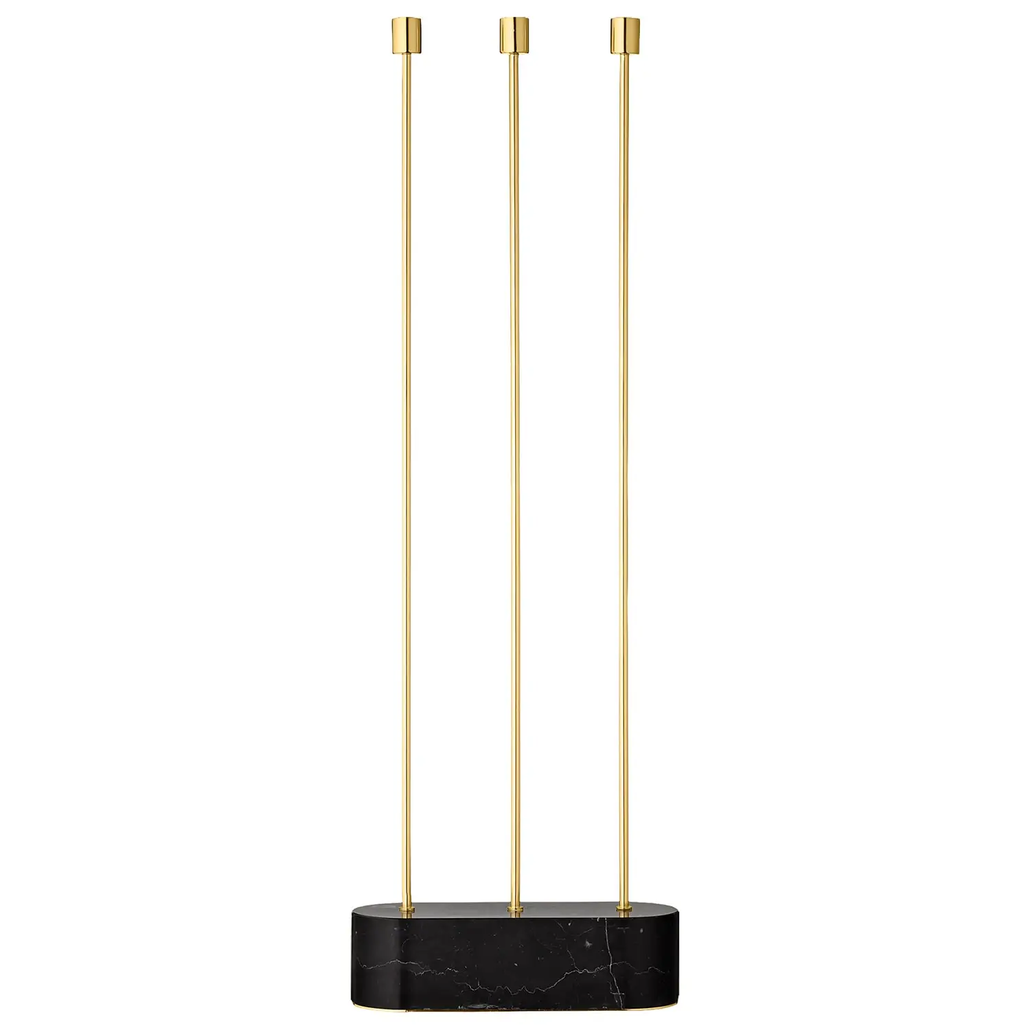 AYTM Grasil Floor Candle Holder, Black/Gold 3 AYTM Grasil Floor Candle Holder, Black/Gold