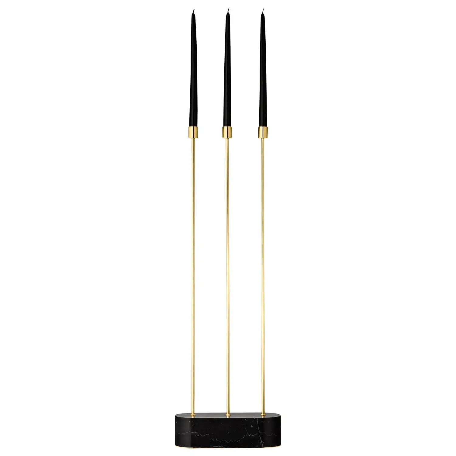 AYTM Grasil Floor Candle Holder, Black/Gold 4 AYTM Grasil Floor Candle Holder, Black/Gold - Image 2