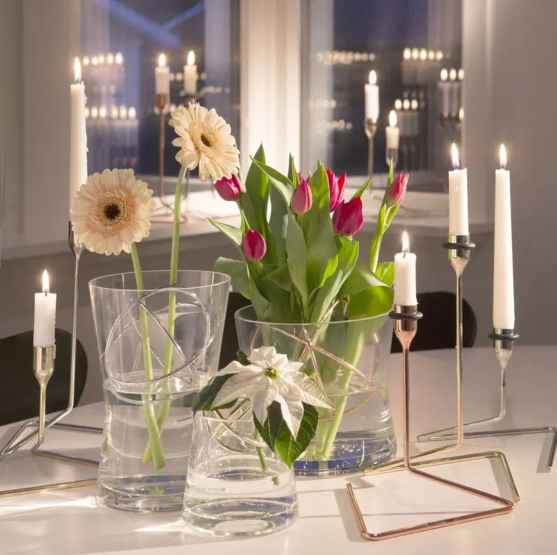 Born In Sweden Sphere Vase Small, Gold 4 Born In Sweden Sphere Vase Small, Gold - Image 2