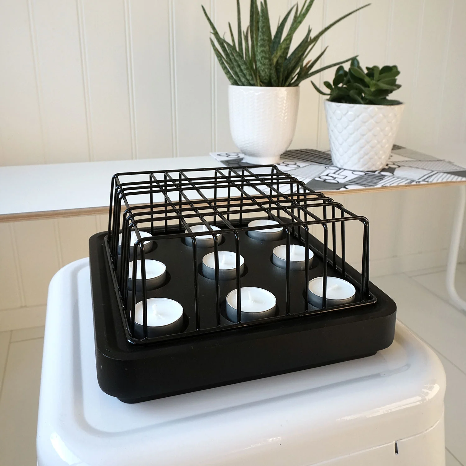 Born In Sweden Stumpastaken Candle Holder Small, Aluminium 7 Born In Sweden Stumpastaken Candle Holder Small, Aluminium - Image 5