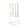 By Lassen Kubus 4 Candle Holder, White -Candleholders Sales by lassen kubus 4 candle holder 1