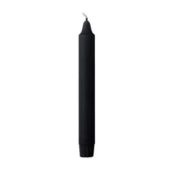 By Lassen Kubus Candles 16 Pcs, Black