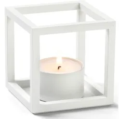 By Lassen Kubus T Candle Holder, White