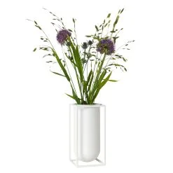 By Lassen Kubus Vase Lolo, White -Candleholders Sales by lassen kubus vase lolo 14