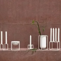 By Lassen Kubus Vase Lolo, White -Candleholders Sales by lassen kubus vase lolo 17