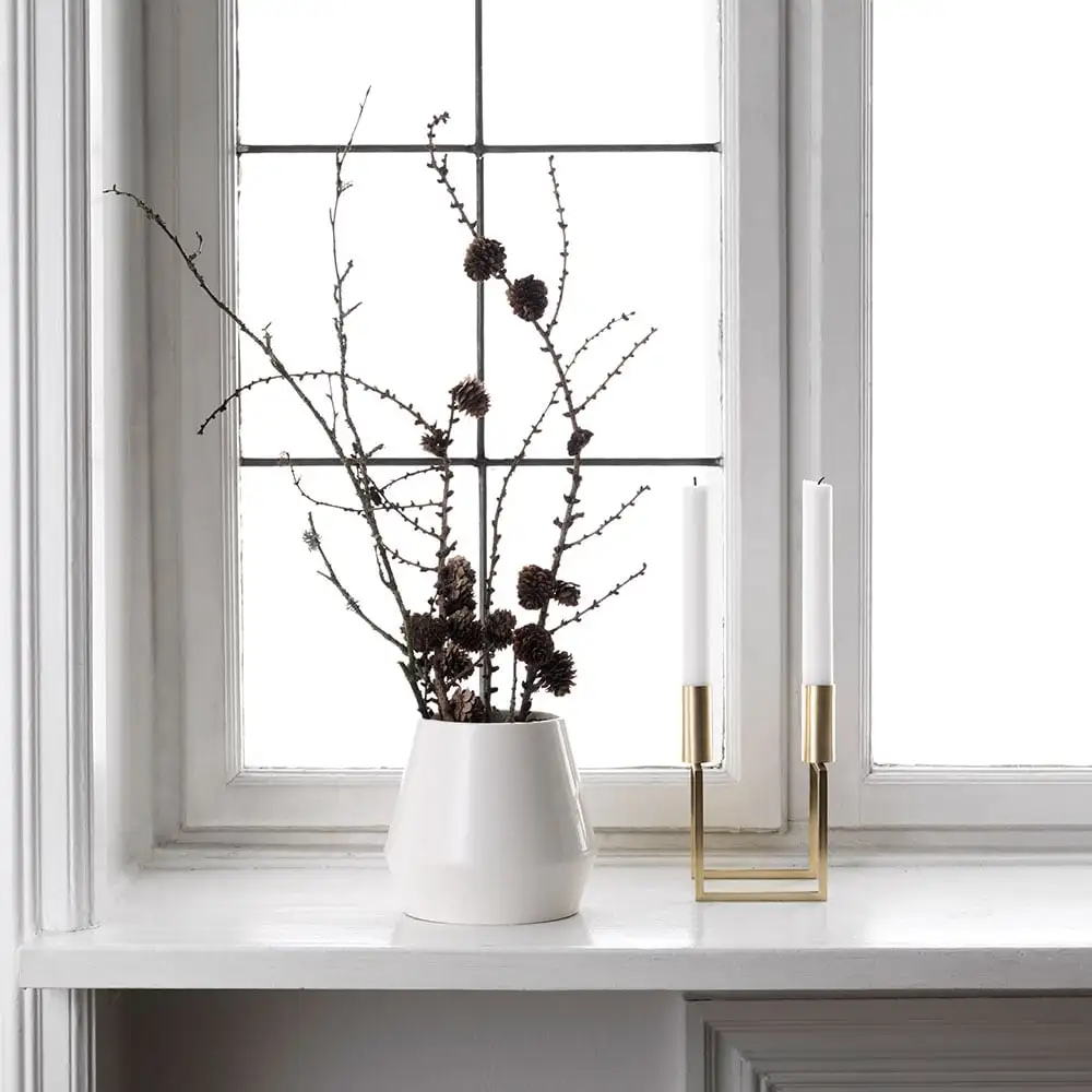 By Lassen Line Candle Holder, Brass 4 By Lassen Line Candle Holder, Brass - Image 2