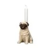 ByOn Pug Candle Holder, Beige