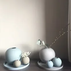 Cooee Design Ball Vase 10 Cm, Grey -Candleholders Sales cooee design ball vase 10 cm 48