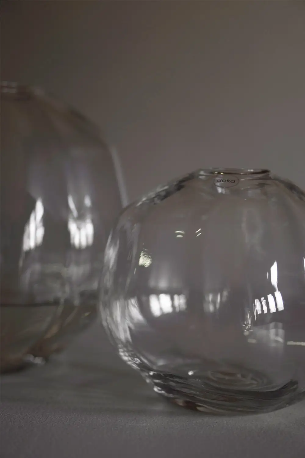 DBKD Pebble Vase Clear, Large 4 DBKD Pebble Vase Clear, Large - Image 2