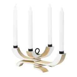 Design House Stockholm Nordic Light Candlestick 4 Arms, White