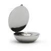 Design House Stockholm Shell Candle Holder, Nickel