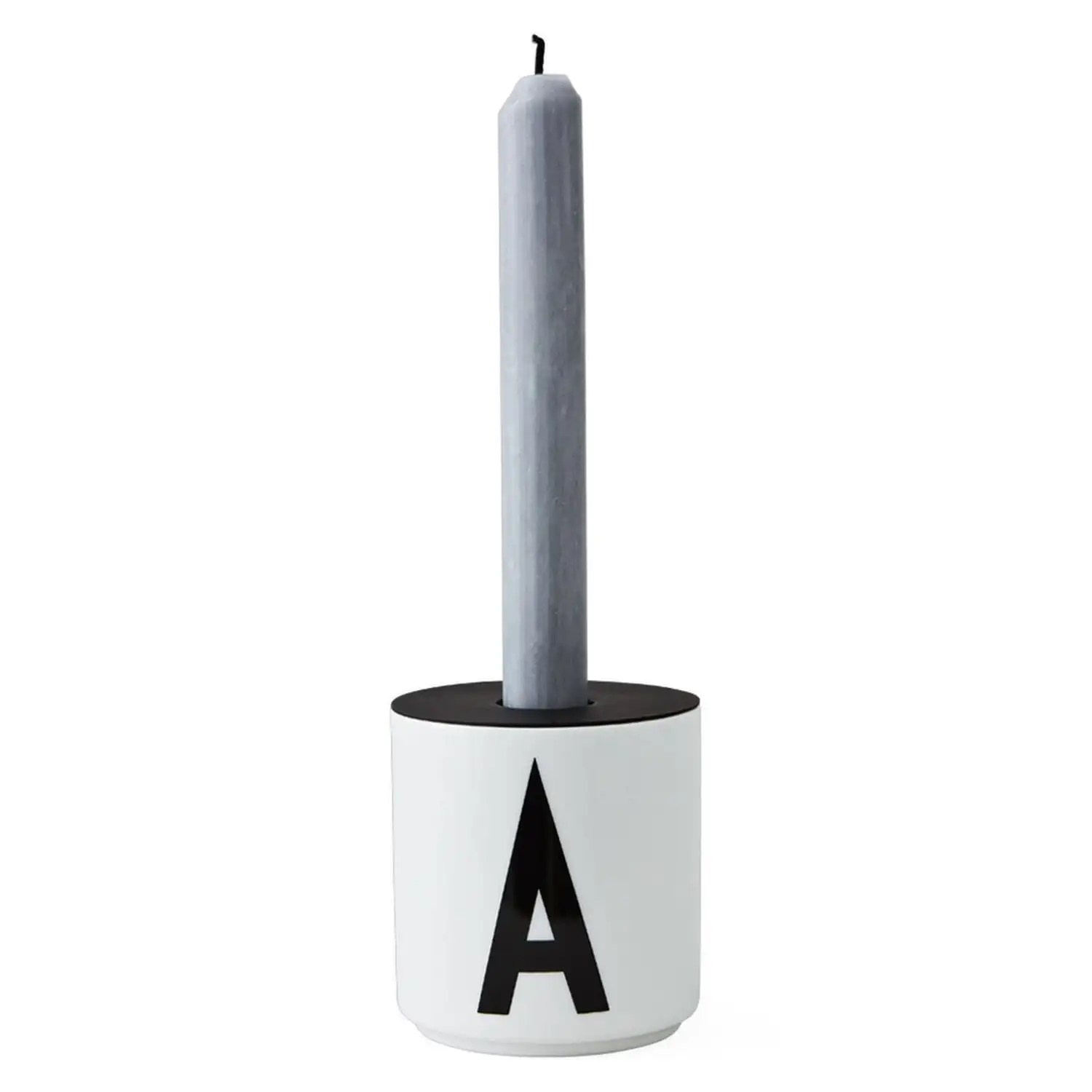 Design Letters Candle Holder, Black 4 Design Letters Candle Holder, Black - Image 2