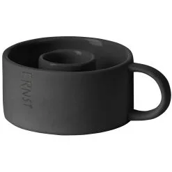 Ernst Candle Holder 7 Cm, Dark Grey