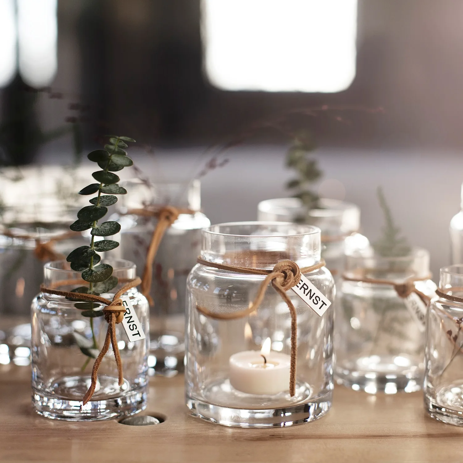 Ernst Candle Holder 10x6,5 Cm, Clear 4 Ernst Candle Holder 10x6,5 Cm, Clear - Image 2