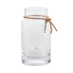 Ernst Candle Holder 12x5 Cm, Clear