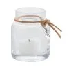 Ernst Candle Holder 8x5 Cm, Clear