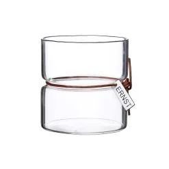 Ernst Candle Holder 8x8 Cm, Clear