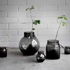 Ernst Glass Vase Clear, 21 Cm -Candleholders Sales ernst glass vase clear 18 3