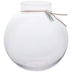 Ernst Glass Vase Clear, 21 Cm
