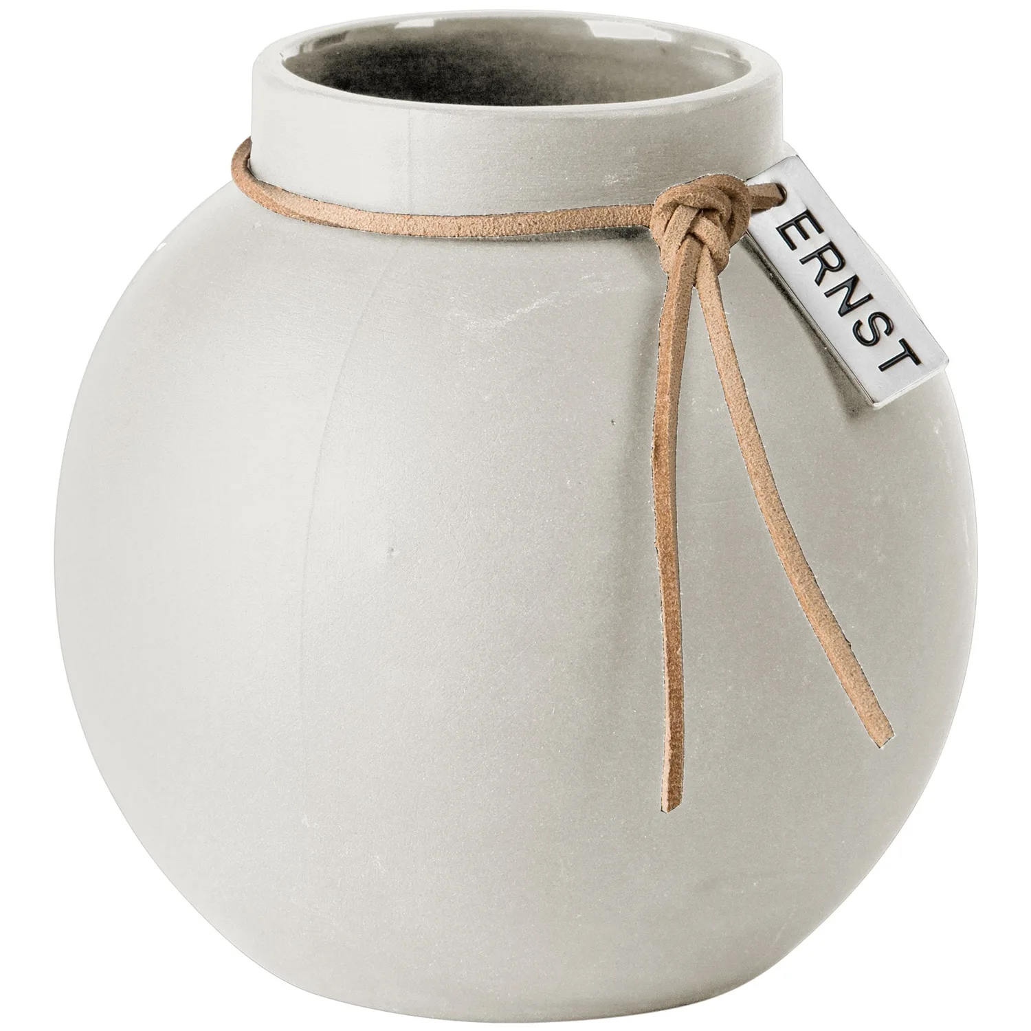 Ernst Stoneware Vase White, 10 Cm 3 Ernst Stoneware Vase White, 10 Cm