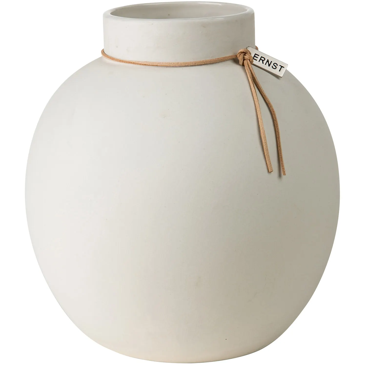 Ernst Stoneware Vase White, 21 Cm 3 Ernst Stoneware Vase White, 21 Cm