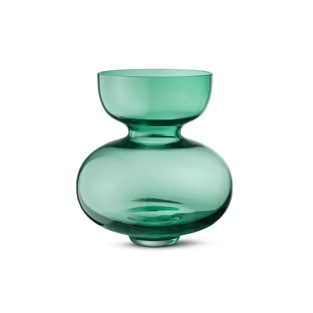 Georg Jensen Alfredo Large Vase, Light Green 3 Georg Jensen Alfredo Large Vase, Light Green