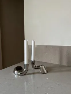 Georg Jensen Bloom Candle Holder Set Of 2, Stainless Steel -Candleholders Sales georg jensen bloom candle holder set of 2 stainless steel 27