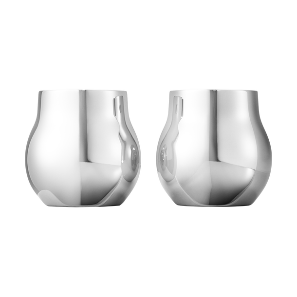 Georg Jensen Cafu Candle Holder 2 Pcs, Stainless Steel 5 Georg Jensen Cafu Candle Holder 2 Pcs, Stainless Steel - Image 3