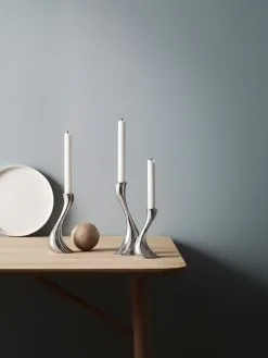 Georg Jensen Cobra Candle Holders, Set 3 Pieces 8 Georg Jensen Cobra Candle Holders, Set 3 Pieces -Candleholders Sales georg jensen cobra candle holders set 3 pieces 3