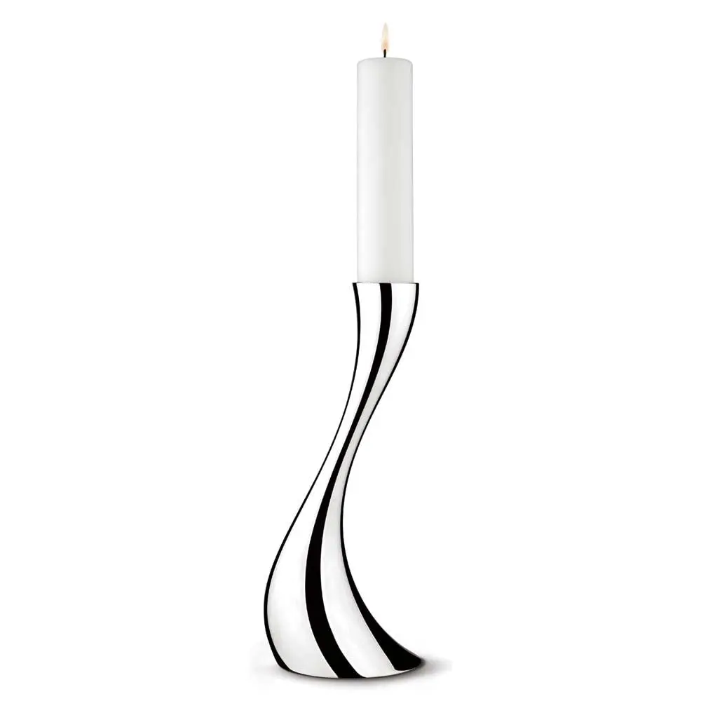 Georg Jensen Cobra Floor Candle Holder Small, 40 Cm 3 Georg Jensen Cobra Floor Candle Holder Small, 40 Cm