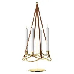Georg Jensen Season Extension For Candleholder Gold