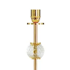 Hilke Collection Alba Candlestick Brass, 30 Cm -Candleholders Sales hilke collection alba candlestick brass 15