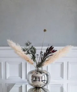 Hilke Collection Amico Vase Ø Cm, Nickel Plated Brass -Candleholders Sales hilke collection amico vase nickel plated brass 12