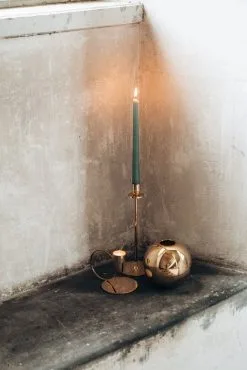 Hilke Collection Luce Del Sole Candlestick Brass, 30 Cm -Candleholders Sales hilke collection luce del sole candlestick brass 15