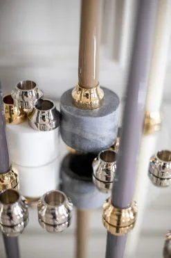 Hilke Collection Piccolo No.1 Candleholder, Brass -Candleholders Sales hilke collection piccolo no1 candleholder brass 10 1